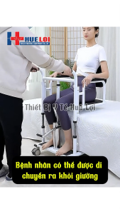 Xe lăn ghép 2 mảnh có bô vệ sinh cao cấp