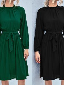 Long Sleeve Lace-Up Loose Fitting Dress: A Comprehensive Guide