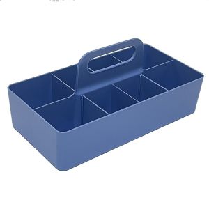 Large Capacity Pencil Holder Office Lectern Chalk Box Handheld Multi-functional Home Organizer Cosmetic Storage Basket