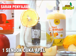Suur Lemoen BPOM Paket Cuka Apel 500 ml dan Sari Lemon 500 ml - By HERBALINAJA