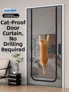 JH | Pest-Repelling Cat-Proof Door Curtain