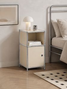 ALEDAN | Luxury Simple Stainless Steel Bedside Table