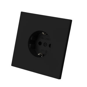 Skin Sensation Flame Retardant Button Light Switch AC Spray Plastic Panel 3 Gang 1 Way Classic On/Off EU Standard Wall Embedded