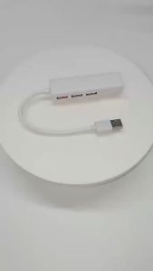kebidumei | Thẻ Mạng USB C KEBIDUMEI 100M Với 3 Cổng HUB Type C Sang RJ45 Bộ Chuyển Đổi LAN Không Cần Driver Phụ Kiện Máy Tính Cho Laptop