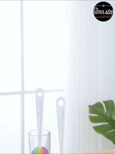 Cây Cọ Rửa Ly Cốc Bình Sữa màu cầu vồng Tạo Bọt Nhỏ Gọn Tiện Dụng Dễ Dàng Mang Đi LD1-CoCV
