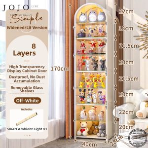 Cream Style Doll Storage Cabinet