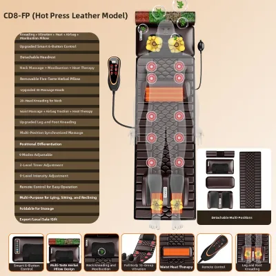 YOUNAI | Multifunctional Full Body Massage Pad with Heat Therapy 110V