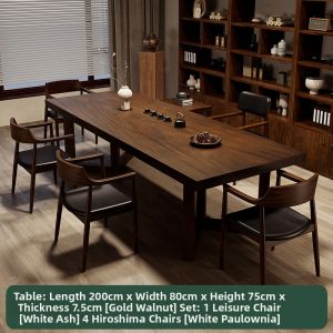 MINGLIJIANG | Walnut Tea Table For Home Use