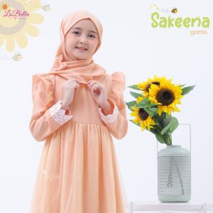 metagrup dress muslim pesta anak labella dusty pink coksu peach navy polos plain cantik princess tutu tumpuk mewah 3 4 5 6 7 8 9 10 tahun