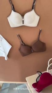8cm Wireless Push Up Bra for Small Chest Seamless Comfortable Padded Enhances Curves Brushed Fabric Lingerie Womens Underwear