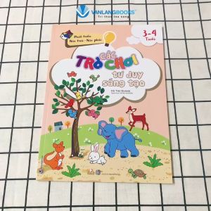 Sách - Các Trò Chơi Tư Duy Sáng Tạo (3 -4 Tuổi)-Vanlangbooks