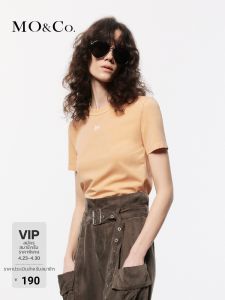 MO&Co. | Fitted Stretchable Short Sleeve T-Shirt Summer