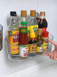 Hộp Đựng Đồ Phòng Tắm Trong Suốt Treo Tường Nhà Bếp Giá Để Đồ Mỹ Phẩm Bằng Nhựa Đơn Giản Hiện Đại Đựng Đồ Dùng Vệ Sinh Cá Nhân