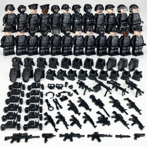 Police SWAT Team Building Blocks Toys