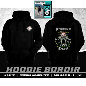 HOODIE SWEATSHIRT PSHT BORDIR/JAKET BLUSUK PSHT BORDIR KOMPUTER