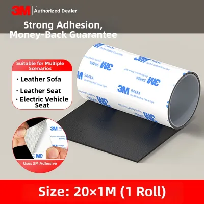 3M | Leather Repair Patch Self-adhesive Invisible Sofa Chair Seats Electric Bike Motorbike Car Seat Fix