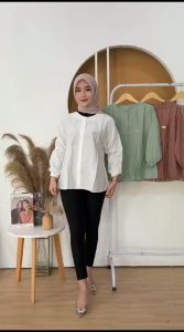 Cyntia Blouse: Kemeja Atasan Wanita Terbaru Kekinian