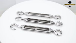 เกลียวเร่ง ยึด-ปรับระดับ สลิง โซ่ แบบ ตะขอ-ตะขอ สแตนเลส 304 - 5/32