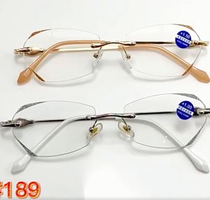 GS Shiny Stone Polygon Women Reading Glasses: Aesthetic & High-Quality