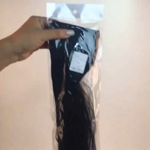 80cm Long Straight 5 Clip in Hair Extensions Heat Resistant Synthetic Hair Piece Black Brown False Hair With Hairpins
