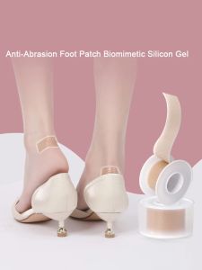 Bionic Silicone Gel Waterproof Cutable Heel Sticker for High Heel Protector Multifunction Invisible Womens Adhesive Patch Cushion Shoes Accessories