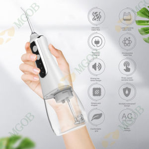 Oral Irrigator Electric Water Flosser Portable Dental Cleaner Oral Hygiene Device for Teeth Five Nozzles