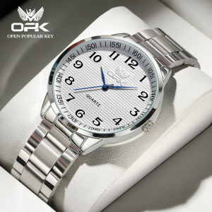 OPK Watch For Men WaterProof Original Stainless Steel With Box Fashion Quartz Gentleman Watch 6008
