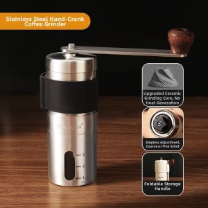 MONGDIO | Portable Hand Operated Coffee Grinder