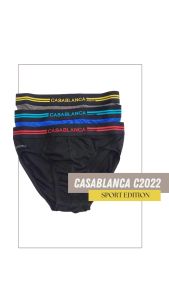 Casablanca C2022 Celana Dalam Pria Dewasa Underwear Kolor Isi 2 Sport Edition 100% Spandex Rayon Model Segi Tiga