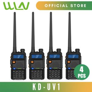 WLN KD-UV1 5W 199 Channel UHF 400-470MHz/ VHF136-174MHz Two-Way Walkie Talkie Radio (SET OF 4)