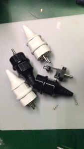Phích cắm thẳng công suất lớn cao cấp/ Phích cấm điện châu âu/ chuôi cắm đực cho ở điện 220V