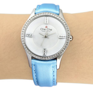 Che Che New York Women Watches Ladies Watch  Waterproof Quartz Watch Casuals Leather Watches  Retro Diamond Watches  Business Wristwatch Style Watch for Girls  Automatic Elegant Design with Box
