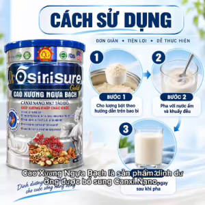 Tạp hóa y tế Dr Osirisure Gold Cao xương ngựa bạch Canxi nano MK7 tạo độ Giúp xương khớp chắc khỏe