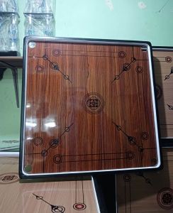 Meja Karambol Sedang 75cmX75cm Gratis Biji Dan Kristal