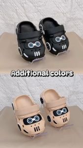 TinaHao Summer New Childrens Slippers Soft Bottom Hole Girl Boy Cute Cartoon Baby Summer Non-Slip Shoes