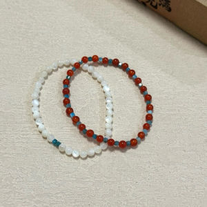 Original Natural Crystal Vintage Bracelet Irregular Red Agate Beads Design for Best Friend Fashion Jewelry Accessory