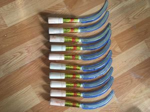 COMBO 10 CÂY LIỀM CÁN GỖ SIÊU BÉN.