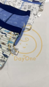 DayOne 🍃【1-5Y】 4pcs BOY GIRL High Quality Childrens Underwear for Kids Cartoon Soft Cotton Seluar Dalam Budak