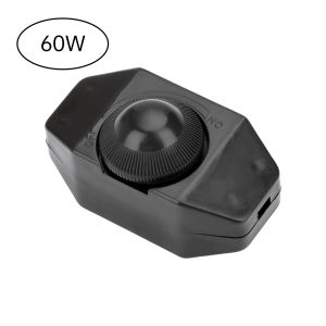 60W 200W Led Dimmer Switch Adjustable Controller 220V Knob Lamp Dimmer Cord Switch Plug In Table Floor Light Dimming On Off