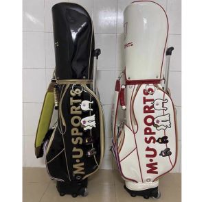 แท่งคริสตัลสำหรับผู้ชายและผู้หญิงมีถุงกอล์ฟสปอร์ตล้างหมดพิเศษถุงกอล์ฟ