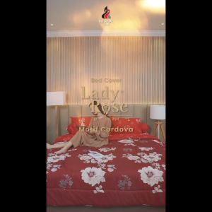 Lady Rose Prime - Sprei Queen 160x200 Tinggi 30Cm Bantal 4 - Cordova