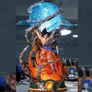 Bandai | HOT New Popular New Dragon Ball Figurine Hunter Herculean Energy Ball Goku Desktop Figurine Super Saiyan Model Birthday Gift