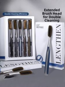 PAMPAS | Large Head Soft Bristle Long Adult Toothbrush