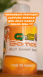 QnC Jelly Gamat Teripang Emas 100% Asli Herbal Segala Penyakit Isi 300 Ml