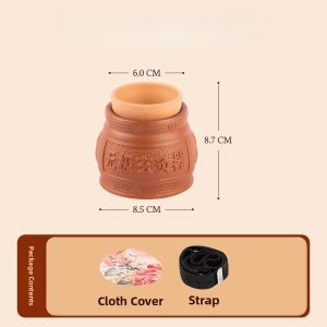 Warm Abdomen Belly Qi Exchange Moxibustion Purple Clay Pot Ginger Fluff Separator Smoke Reversal Child Navel Moxibustion Device