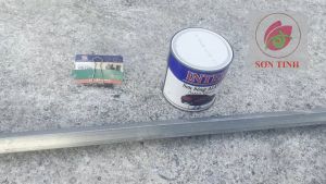 Sơn vân bông Inter sơn sần màu đồng đen vàng nâu 8824 (900gr)