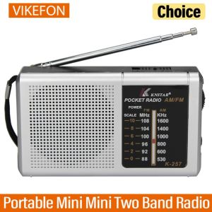 Portable Multi Functional Low Power Radio AM FM Mini Two Band Walkman Battery Outdoor Stereo Radio for Walking Hiking Camping