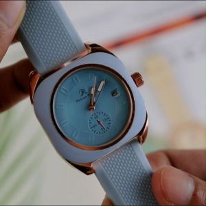 PhiLipe Ricci Jam Tangan Wanita Analog Tanggal Aktif Diameter Kotak Strap Tali Karet Kecil Korea Style 8899 Free Box Desain Kotak Persegi Multicolor Gerakan Quartz Dengan Kaca Mineral - Lazada
