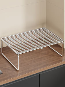 Kitchen Storage Organizer Stainless Steel Shelving Unit Single Layer