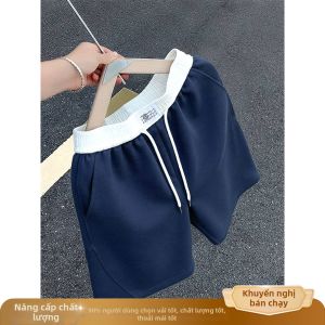 ZHUOCAN | Quần Short Thể Thao Đa Năng Nam Màu Hải Quân